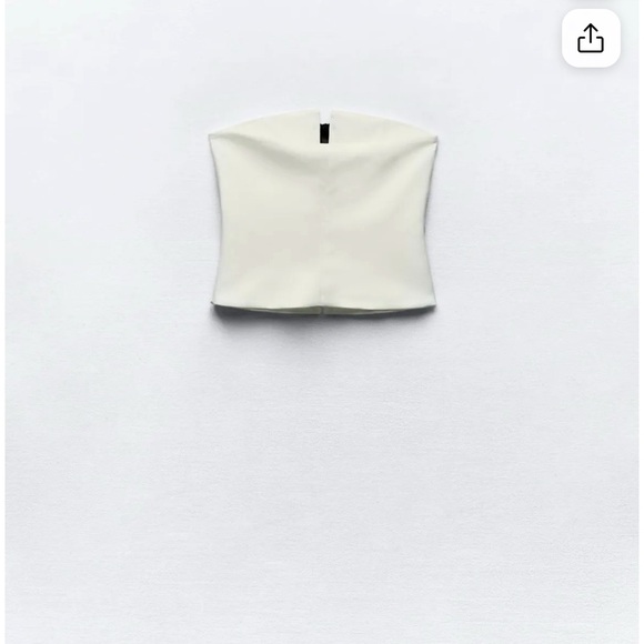 ZARA Strapless Bow Top - Picture 4 of 7